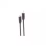 USB kabelis ShiverPeaks BS13-63025 USB4 Gen 3x2 1m USB C melns