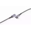 USB C–USB C kabelis ShiverPeaks BS14-75017, USB 3.2 Gen 2 (10 Gbit/s), 2 m, melns/baltss
