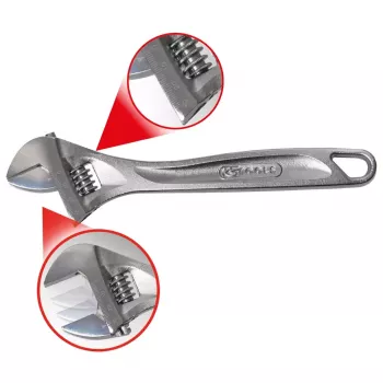 Regulējama uzgriežņu atslēga KS Tools 577.0375 Platums 104,3 mm