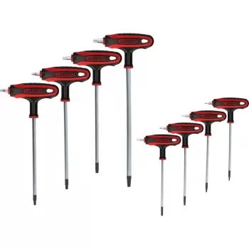 L-torx atslēga KS Tools 151.8165 Hroma-vanādija tērauds 8 gab.