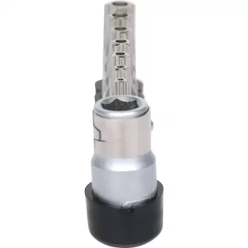 Skrūvgrieža uzgaļu komplekts ks tools 911.1480 8 gab. niķelēti 25 mm 1/4 collu kāts DIN 3126 ISO 1173 E 6,3