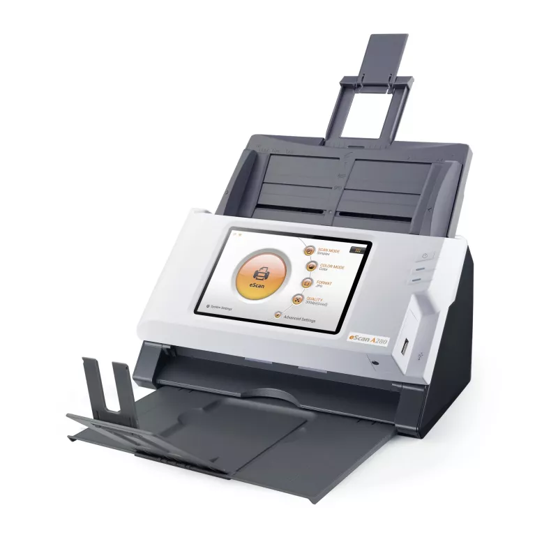 Plustek eScan A280 Essential ADF skeneris 600 x 600 DPI A4 melns, balts