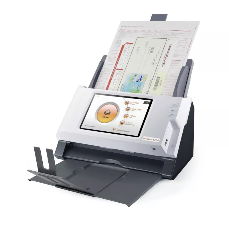 Plustek eScan A280 Essential ADF skeneris 600 x 600 DPI A4 melns, balts
