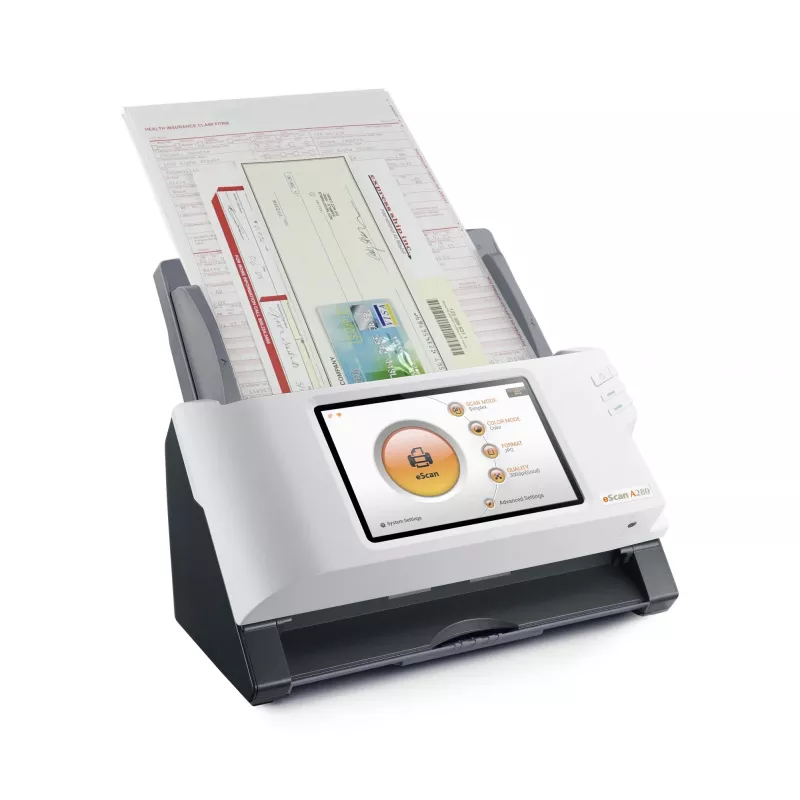 Plustek eScan A280 Essential ADF skeneris 600 x 600 DPI A4 melns, balts