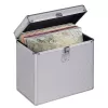 Hama 00181435 datu nesēju futrālis Microgroove plašu futrālis Sudraba krāsa