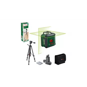 Bosch UniversalLevel 360 Premium-Set krustlīniju lāzers, 12 m darbības rādiuss