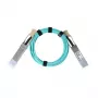 BlueOptics QSFP56 uz QSFP56 optiskās šķiedras kabelis 7 m, akvamarīna krāsa