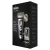 Braun Series 9 Pro 81744531 vīriešu skuveklis, folijas skuveklis, trimeris, sudraba krāsā