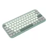 Bezvadu Bluetooth 75% ASUS Marshmallow KW100 tastatūra — QWERTZ izkārtojums, šķērveida taustiņi, zaļa, mājām