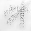 GBC WireBind Spines 3:1 A5 6mm 24L, sudraba, 3 loksnes, 100 gab.