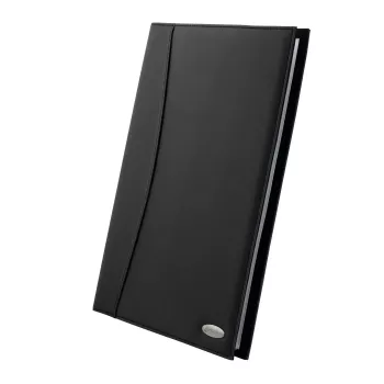 Rexel Soft Touch Smooth A4 demonstrācijas mape, 24 kabatas, melna