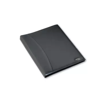 Rexel Soft Touch Smooth A4 demonstrācijas mape, 24 kabatas, melna