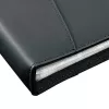 Rexel Soft Touch Smooth A4 demonstrācijas mape, 24 kabatas, melna