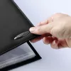 Rexel Soft Touch Smooth A4 demonstrācijas mape, 24 kabatas, melna