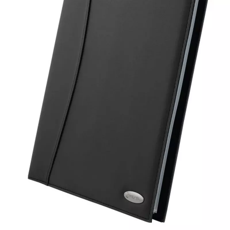 Rexel Soft Touch Smooth A4 demonstrācijas mape, 24 kabatas, melna