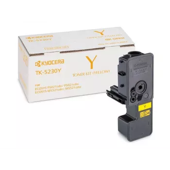 tonera kasete Kyocera TK-5230Y 3000 lapas dzeltena