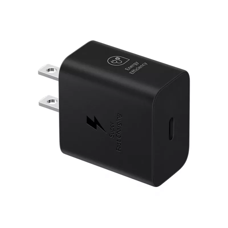 Strāvas adapteris Samsung 25 W EP-T2510XBEGWW melns USB-C ātrā uzlāde