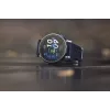 Viedpulkstenis Amazfit W2558GL2N — 1,32 collu (3,35 cm) AMOLED 466×466 px, GPS, 365 mAh, silikona siksniņa (zila)
