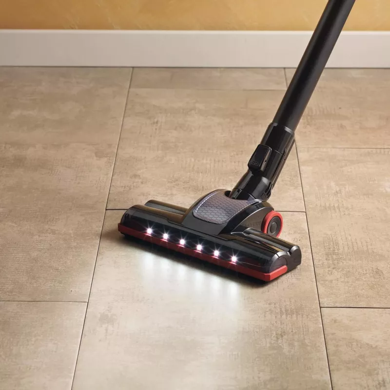 Ariete 2759/11 2-in-1 stick vacuum AC Dry HEPA Bagless 600 W Melns, Red