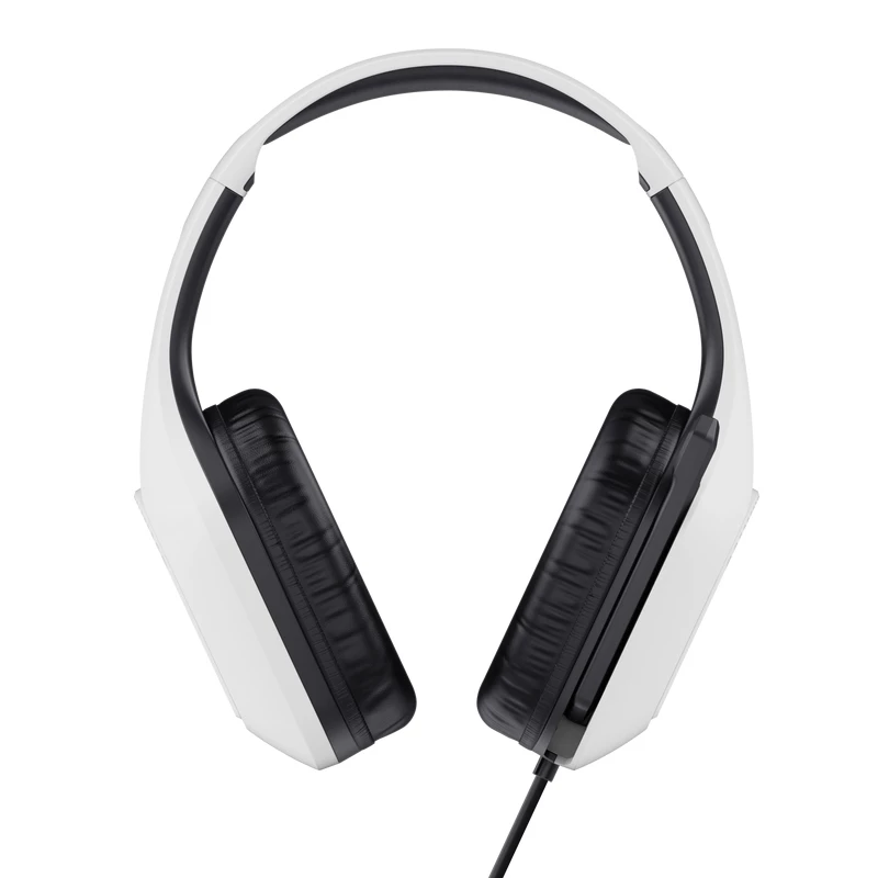 Trust GXT 415PS ZIROX austiņas ar vadu, galvas lentes tipa, spēlēm, melnas, baltas
