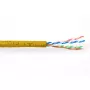 komutācijas kabelis ACT CAT6A U/UTP PVC 305 m dzeltens