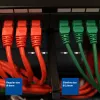 ACT zaļa 0,5 m LSZH U/UTP CAT6 datu centra plānais patch vads ar aizsargātiem RJ45 savienotājiem