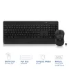 ACT bezvadu tastatūras un peles komplekts (Qwerty), klusa klikšķināšana, videi draudzīgs, izgatavots no pārstrādātiem materiāliem