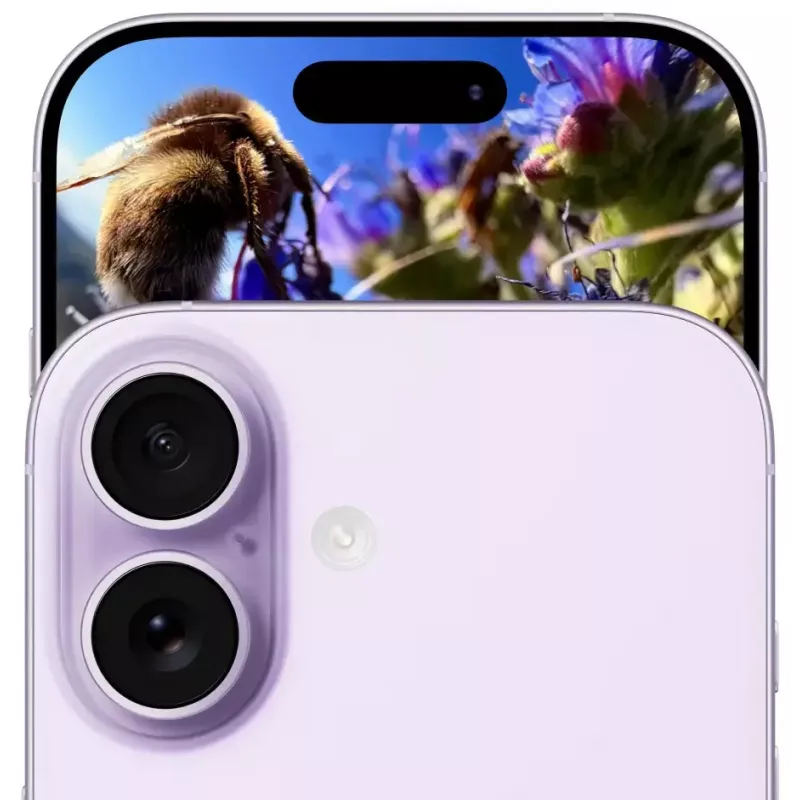 Viedtālrunis Apple iPhone 17 — 6,3 collu (16 cm) displejs, A19, 512 GB, Dual SIM, 5G, Lavanda, IP68