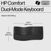 HP 680 Comfort Dual-Mode tastatūra, pilnizmēra (100%), bezvadu, RF bezvadu + Bluetooth, QWERTY, melna