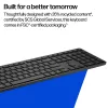 HP 490K Multi-Device Dual-Mode tastatūra, pilna izmēra (100%), bezvadu, USB + Bluetooth, QWERTY, melna