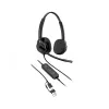 Vadu stereo austiņas HP Poly Mission 425 USB — Lieltirgojuma iepakojums, svars 132 g