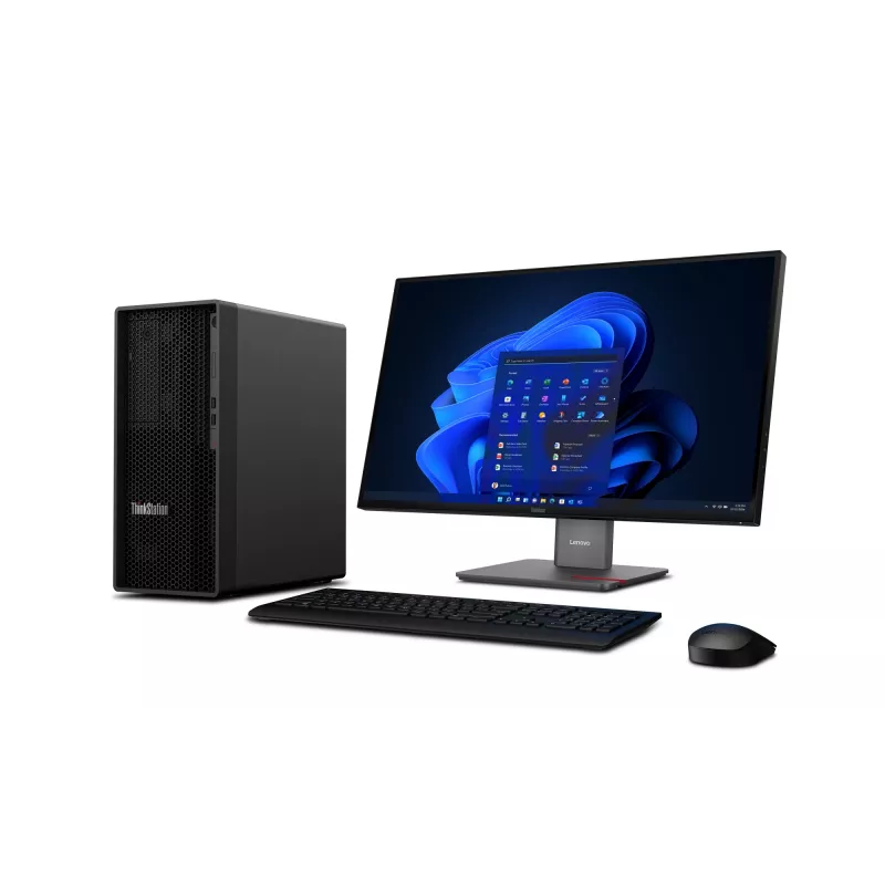 Lenovo ThinkStation P2 Tower Gen 2 Intel Core Ultra 7 265K 32 GB DDR5-SDRAM 512 GB SSD Windows 11 Pro Workstation Melns