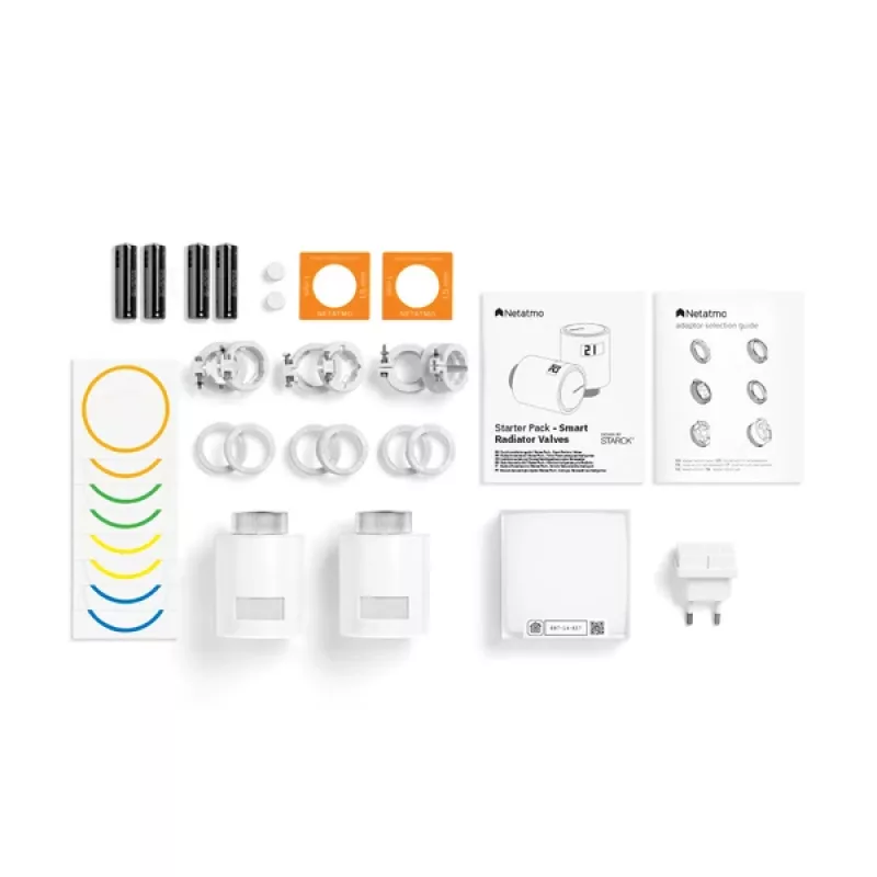 Netatmo NVP01-DE termostatiskais radiatora vārsts Piemērots lietošanai iekštelpās