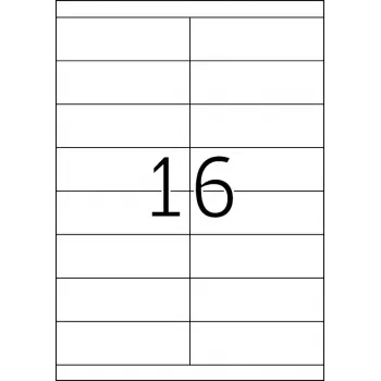 Pašlīmējošās printera etiķetes HERMA Labels Premium A4 105x33.8 mm