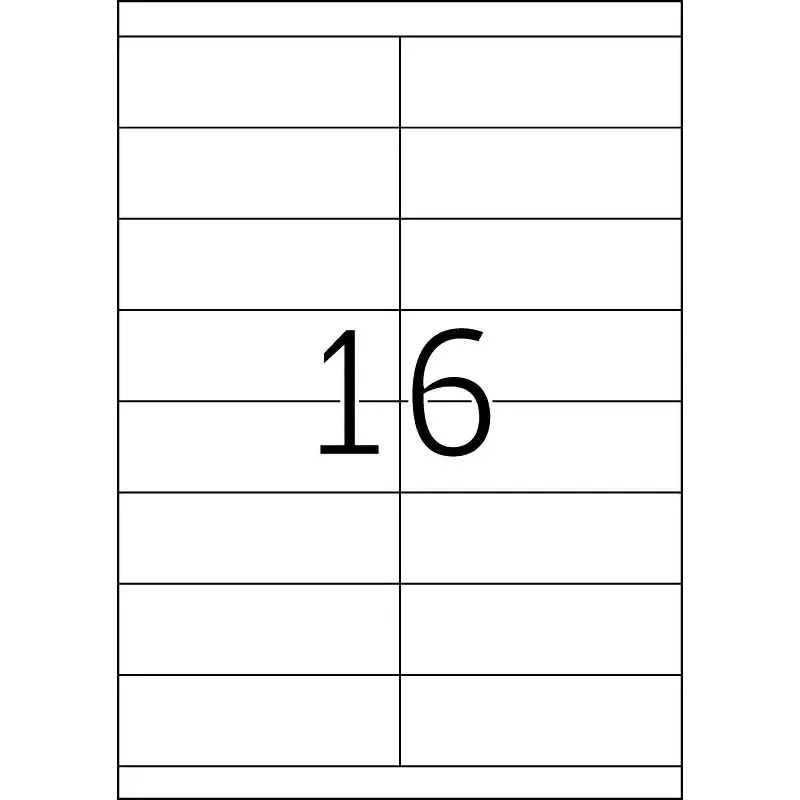Pašlīmējošās printera etiķetes HERMA Labels Premium A4 105x33.8 mm