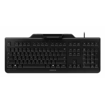 Vadu Cherry CHERRY KC 1000 SC pilna izmēra USB tastatūra, QWERTY, 109 taustiņi, 1,8 m kabelis, melna