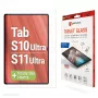 Displex planšetdatora stikls (9H) Samsung Galaxy Tab S10 Ultra/S11 Ultra, Eco montāžas rāmis, neplīstošs