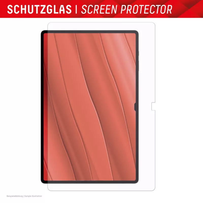 Displex planšetdatora stikls (9H) Samsung Galaxy Tab S10 Ultra/S11 Ultra, Eco montāžas rāmis, neplīstošs