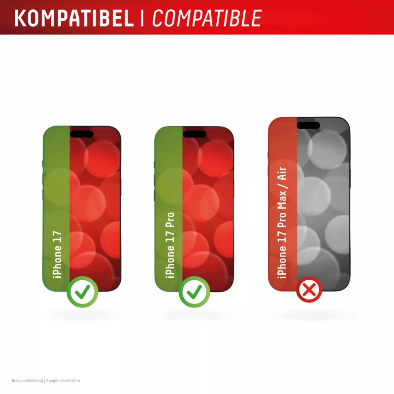 Displex Smart Glass (9H) priekš Apple iPhone 17/17 Pro, montāžas uzlīme, neplīstošs