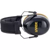 Uvex K20 galvas lentes aizsargbrilles melnas dzeltenas celtniecībai