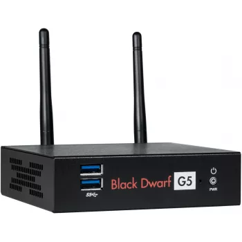Securepoint Melns Dwarf G5 VPN aparatūras ugunsmūris, darbvirsmas, 1,85 Gbit/s