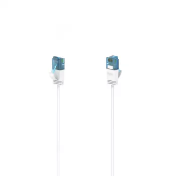 Hama Flexi-plāns tīkla kabelis balts 3 m Cat6a U/UTP (UTP)