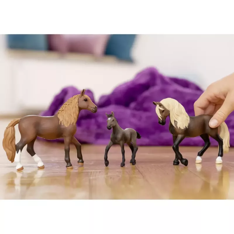 Schleich zirga figūriņa Peruvian Paso Stallion modelis 13952, no 5 gadu vecuma, bēša/brūna