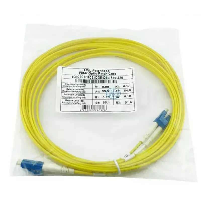 InfiniBand/optiskās šķiedras kabelis BlueOptics SFP3131BU30MK 30 m LC dzeltens