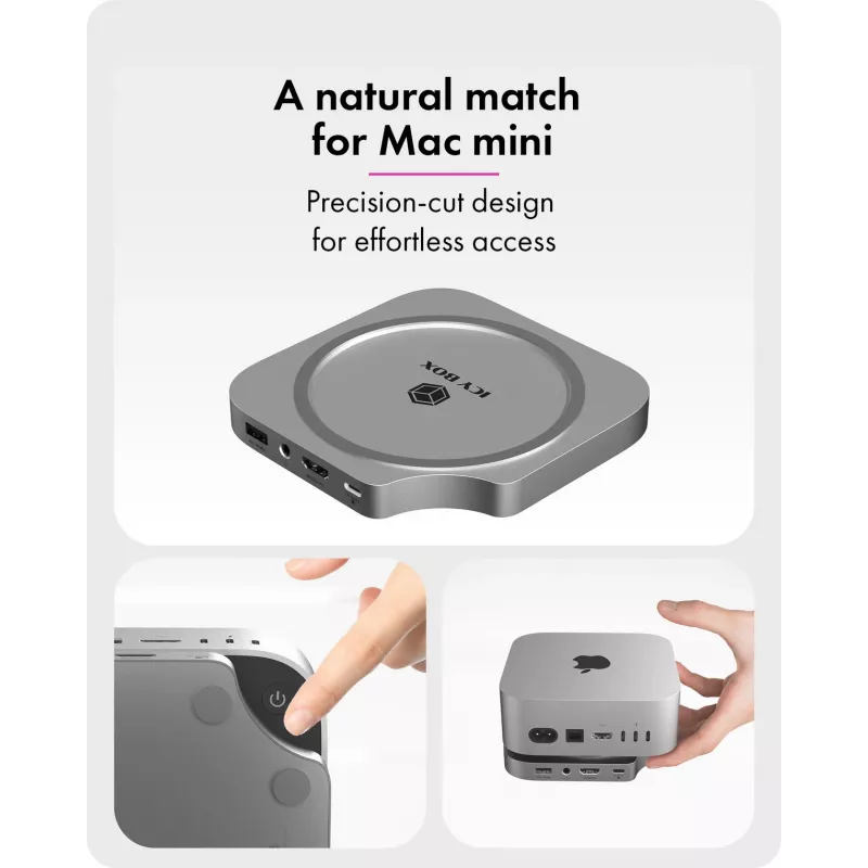 ICY BOX 7-in-1 USB Type-C DockingStation ar M.2 NVMe slotu