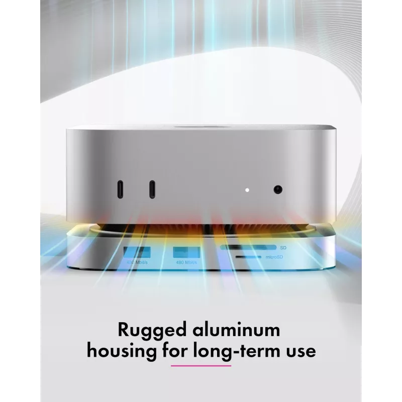 ICY BOX 7-in-1 USB Type-C DockingStation ar M.2 NVMe slotu