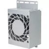 CPU dzesētājs SILVERSTONE RAC45-FC-801 kompakts 80 mm ventilators, sudraba/melna
