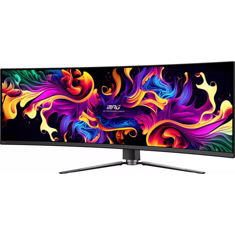 MSI MPG 491CQPX QD-OLED datora monitors 124,5 cm (49 collas) 5120 x 1440 pikseļi Dual QHD Melns