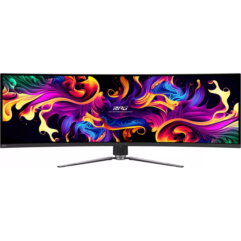 MSI MPG 491CQPX QD-OLED datora monitors 124,5 cm (49 collas) 5120 x 1440 pikseļi Dual QHD Melns