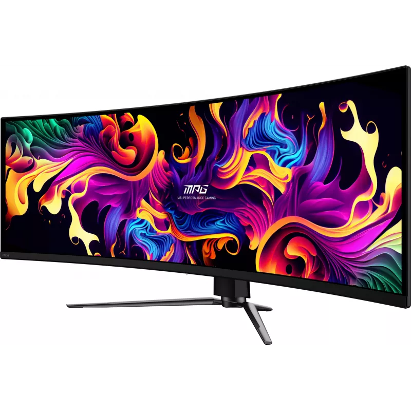 MSI MPG 491CQPX QD-OLED datora monitors 124,5 cm (49 collas) 5120 x 1440 pikseļi Dual QHD Melns